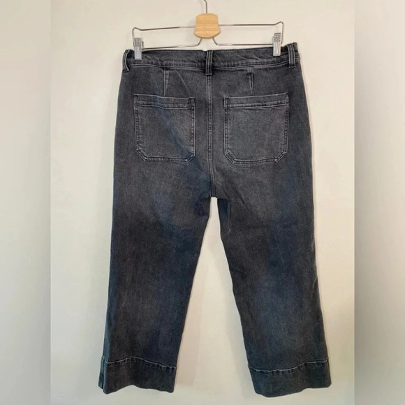 Current/Elliot Straight Leg Release Hem Jeans - Picture 6 of 7